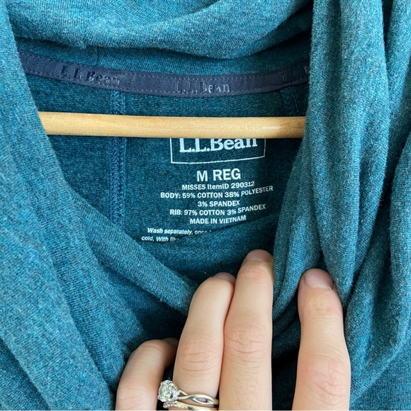 LLBean cowl neck sweatshirt - Picture 2 of 4